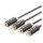 UGREEN Przewód 2RCA Cinch do 2RCA Cinch AV104 3m czarny - 1501468 - zdjęcie 3